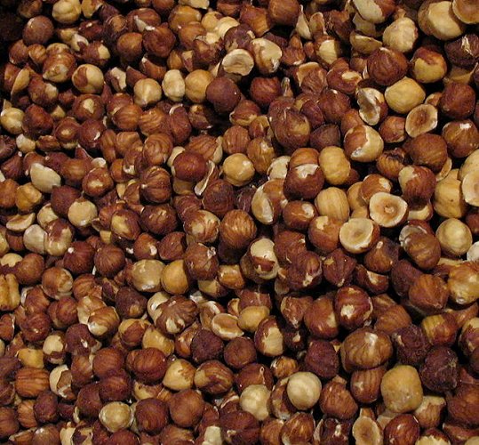 Shelled hazelnuts